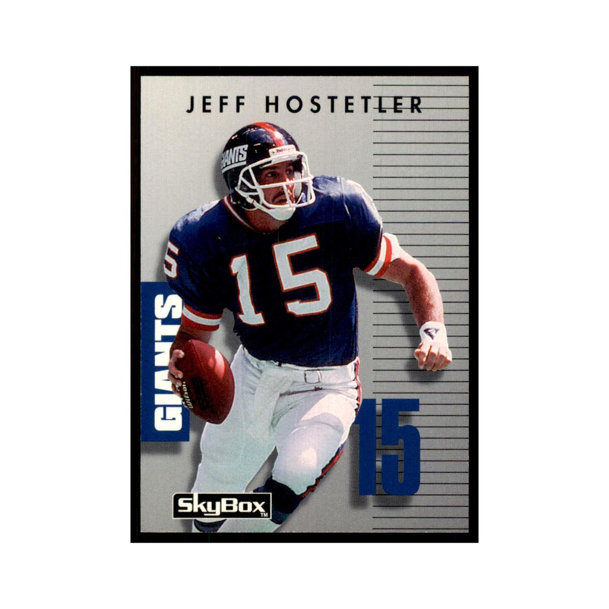 1992 SkyBox Primetime Jeff Hostetler Giants #207