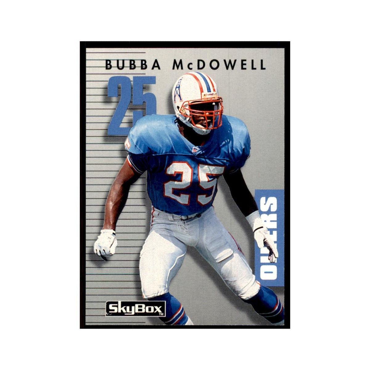 1992 SkyBox Primetime Bubba McDowell Houston Oilers #117