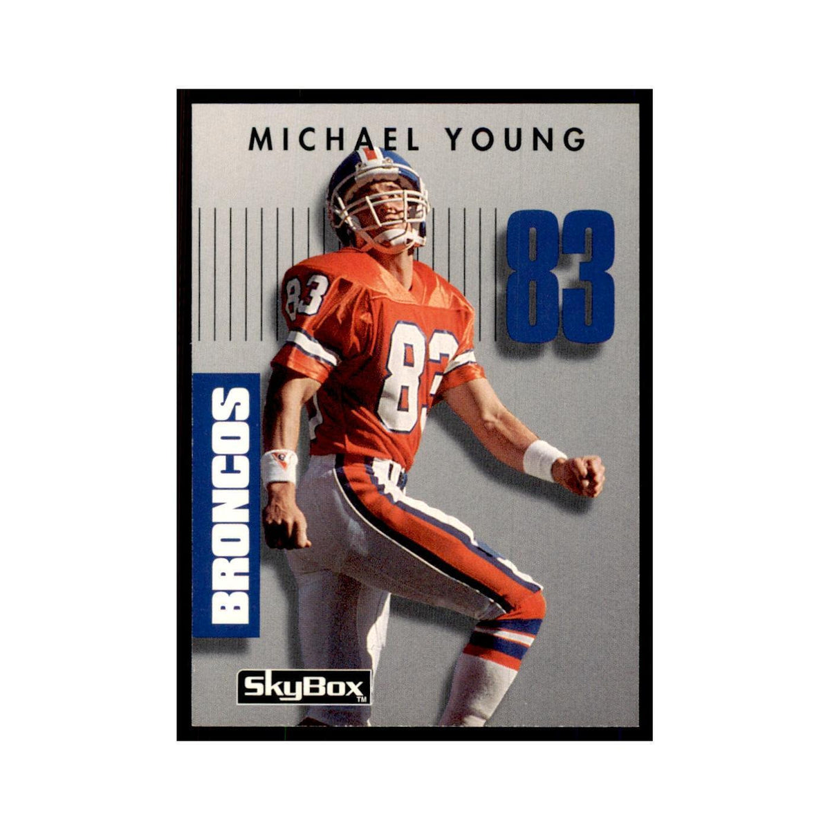 1992 SkyBox Primetime Michael Young Broncos #194