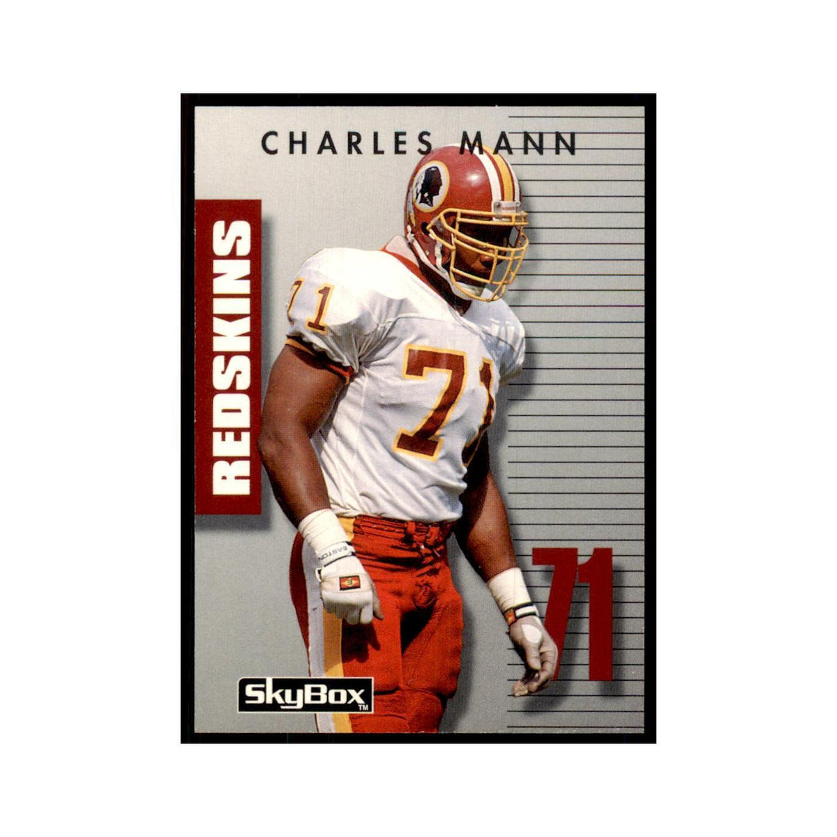 1992 SkyBox Primetime Charles Mann Redskins #242