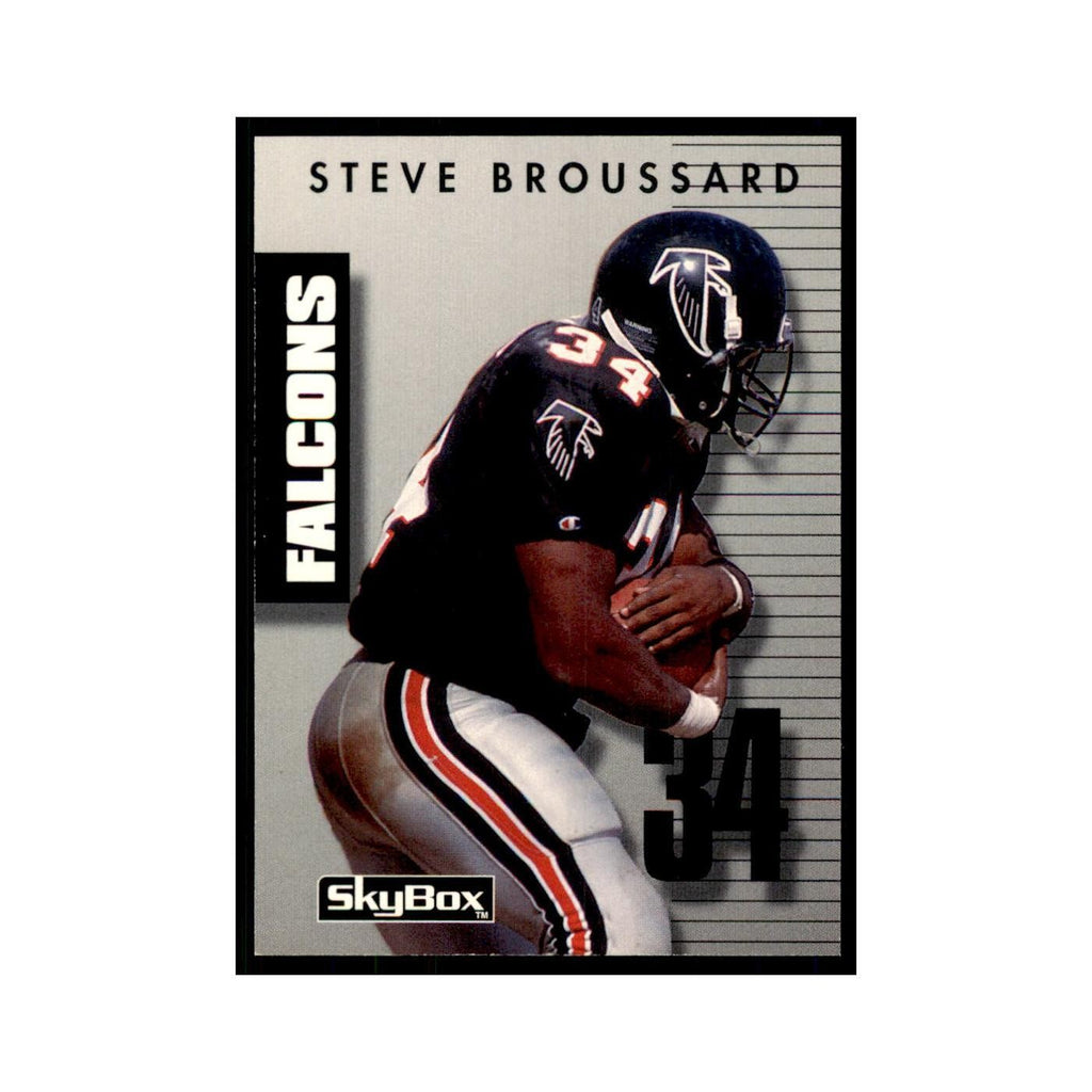 1992 SkyBox Primetime Steve Broussard Falcons #57