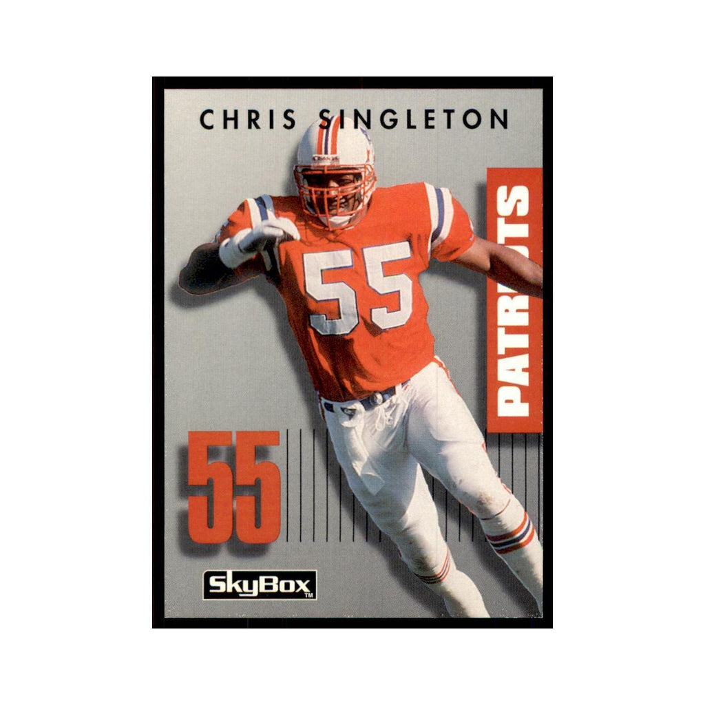 1992 SkyBox Primetime Chris Singleton Patriots #141