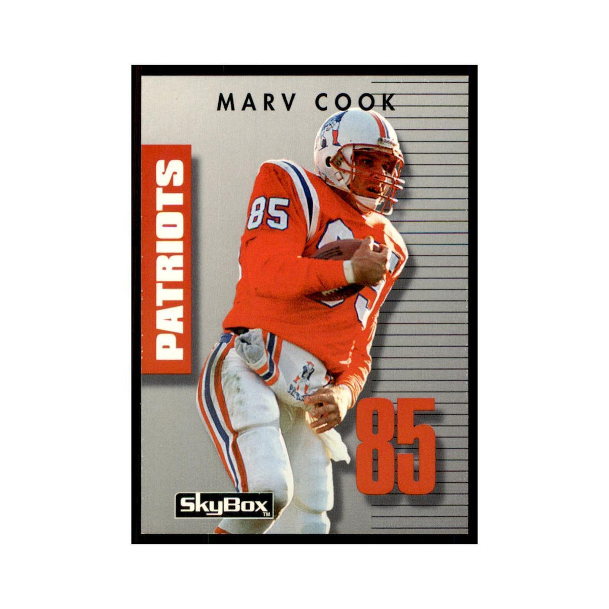 1992 SkyBox Primetime Marv Cook Patriots #256