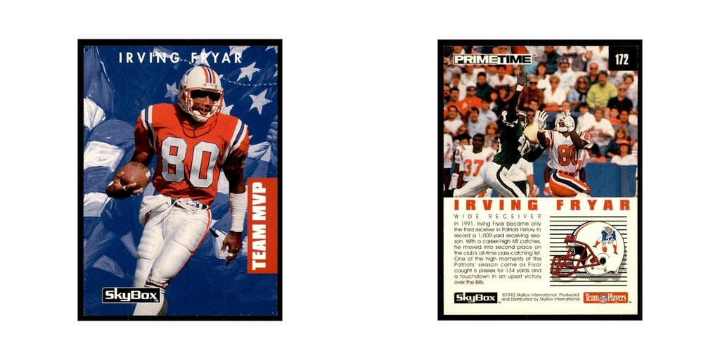 1992 SkyBox Primetime Irving Fryar Patriots #172