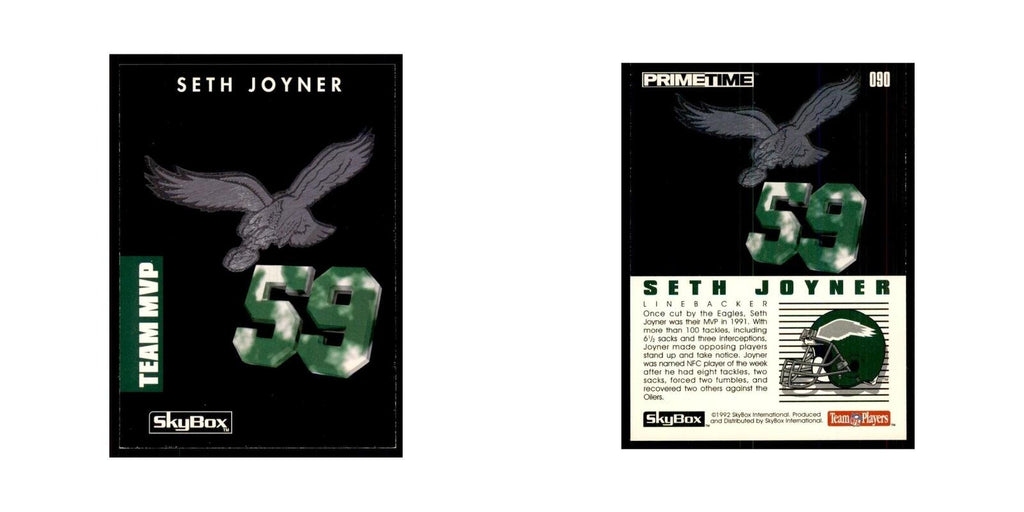 1992 SkyBox Primetime Seth Joyner Eagles #90