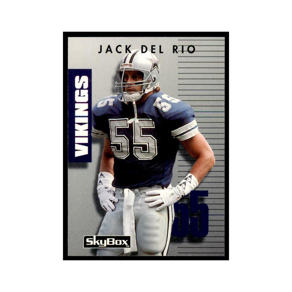 1992 SkyBox Primetime Jack Del Rio Vikings #89