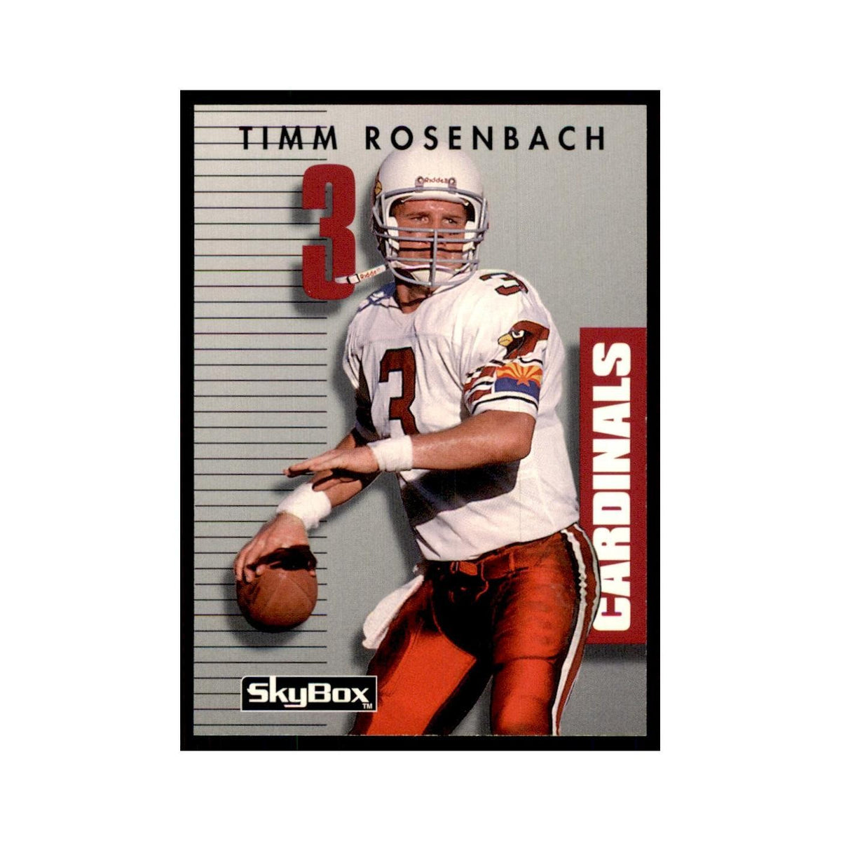 1992 SkyBox Primetime Timm Rosenbach Phoenix Cardinals #179