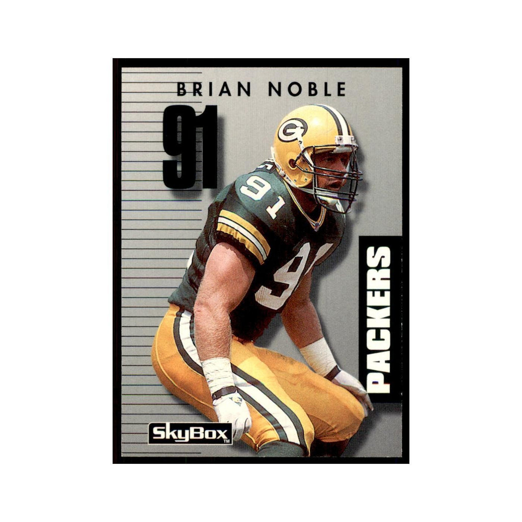 1992 SkyBox Primetime Brian Noble Packers #136