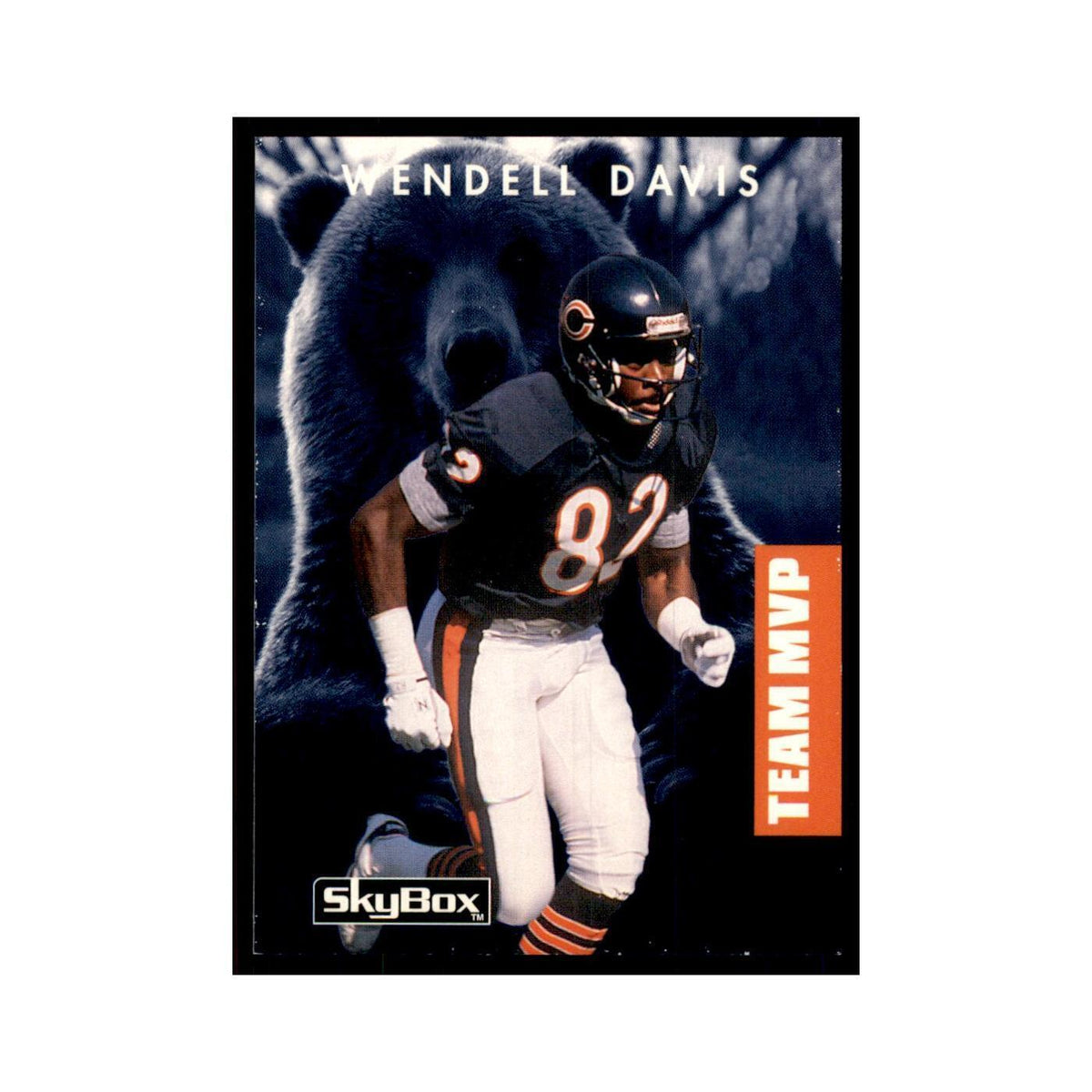 1992 SkyBox Primetime Wendell Davis Bears #232
