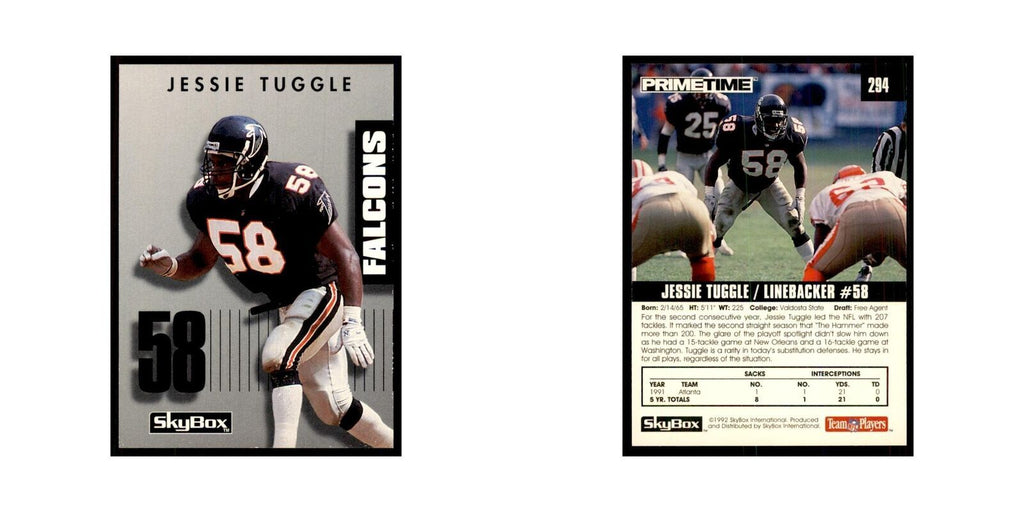 1992 SkyBox Primetime Jessie Tuggle Falcons #294
