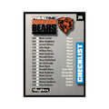 1992 SkyBox Primetime Checklist Chicago Bears/Cincinnati Bengals #348