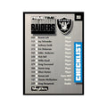 1992 SkyBox Primetime Checklist Los Angeles Raiders/Los Angeles Rams #353