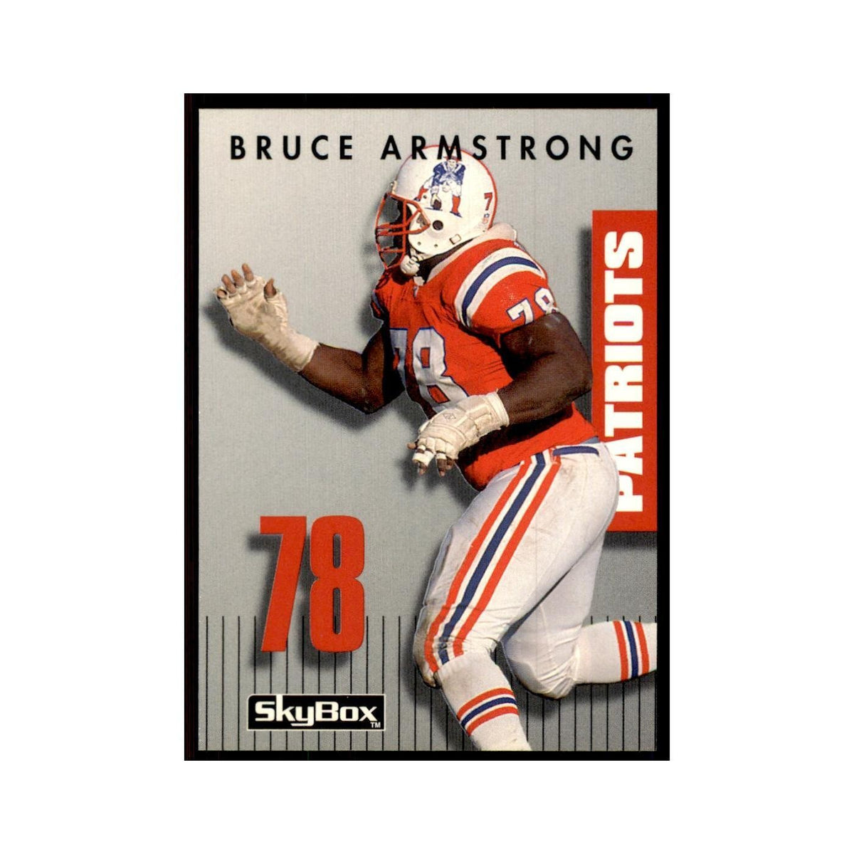 1992 SkyBox Primetime Bruce Armstrong Patriots #314