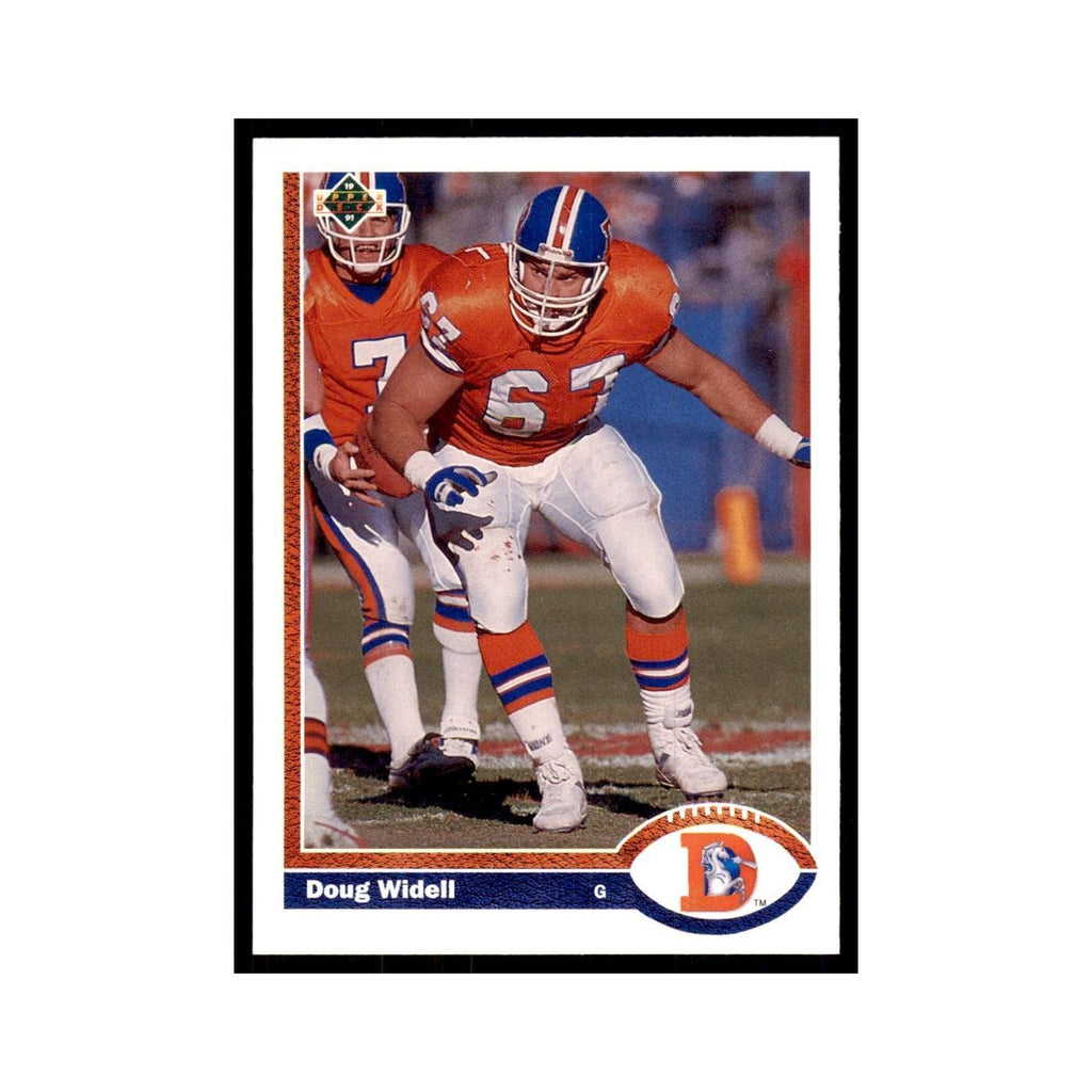 1991 Upper Deck Doug Widell Broncos #479