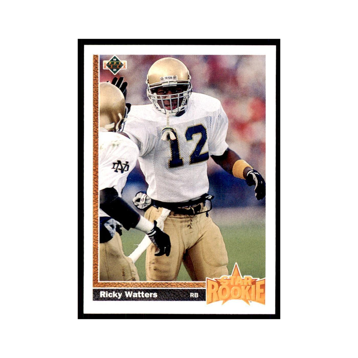 1991 Upper Deck Ricky Watters RC 49ers #9