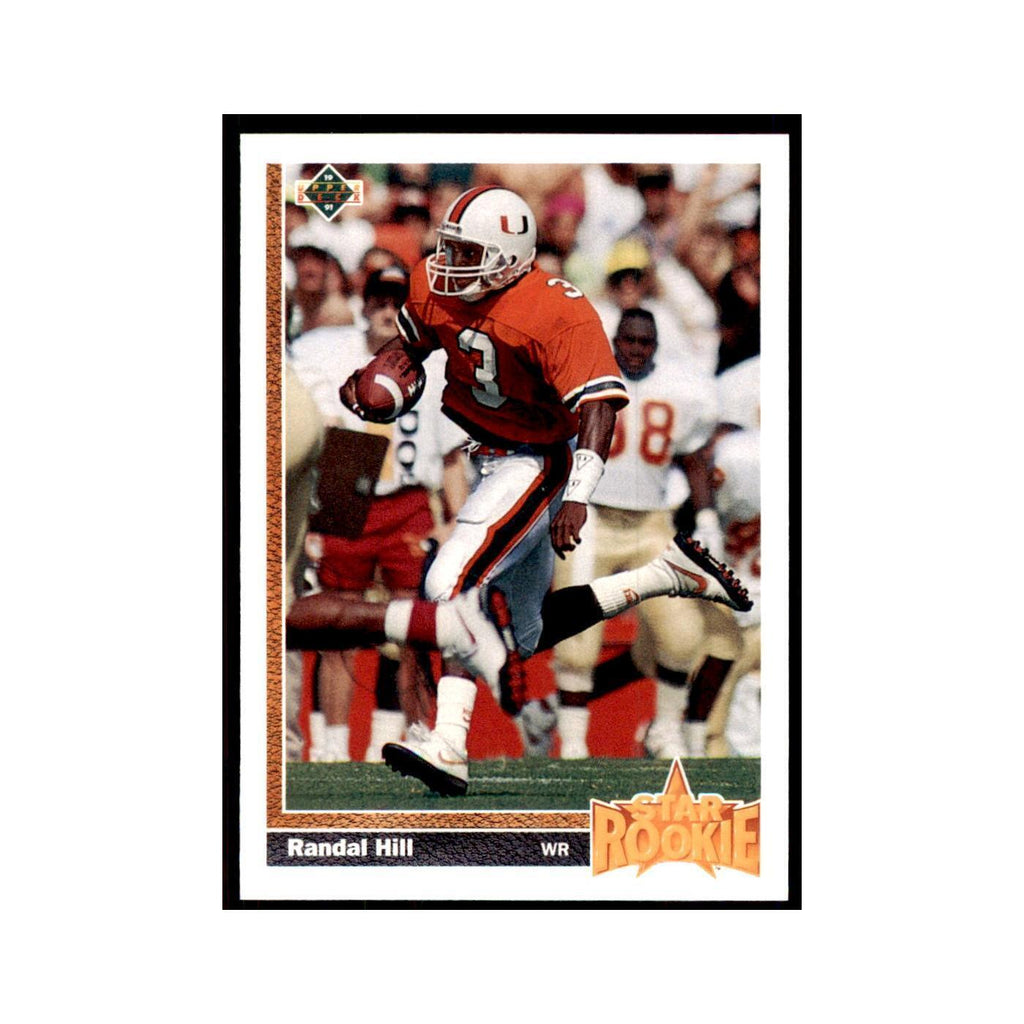 1991 Upper Deck Randal Hill RC Dolphins #28