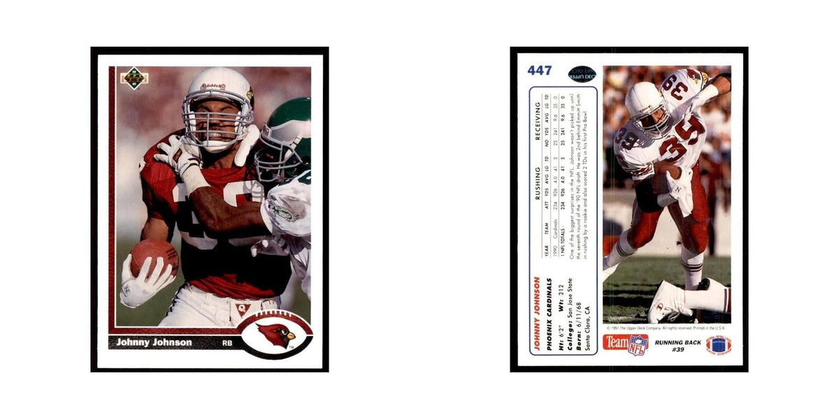 1991 Upper Deck Johnny Johnson Phoenix Cardinals #447