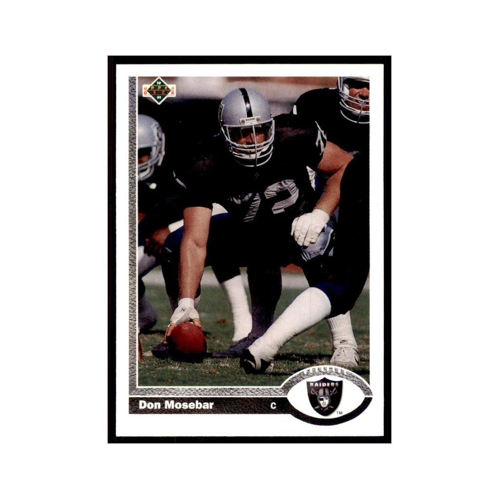 1991 Upper Deck Don Mosebar Los Angeles Raiders #427