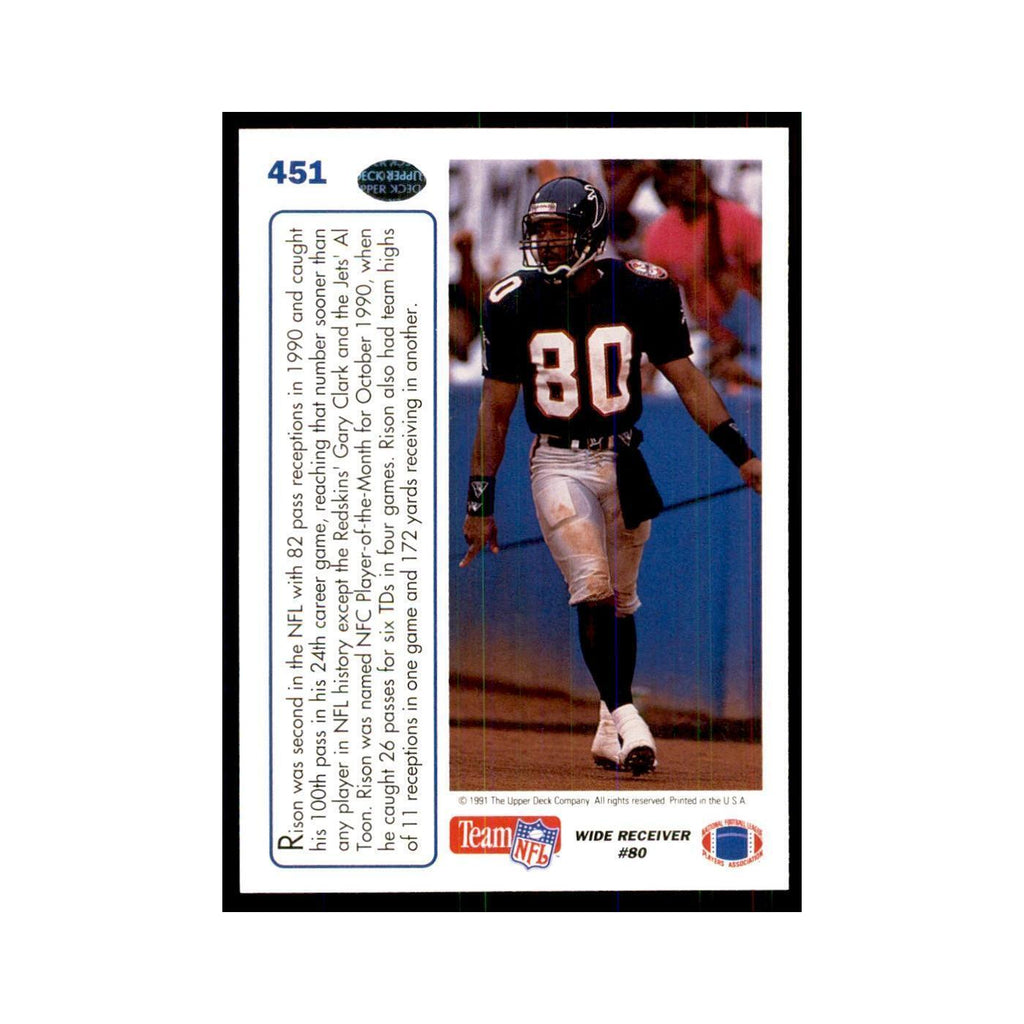1991 Upper Deck Andre Rison Falcons #451