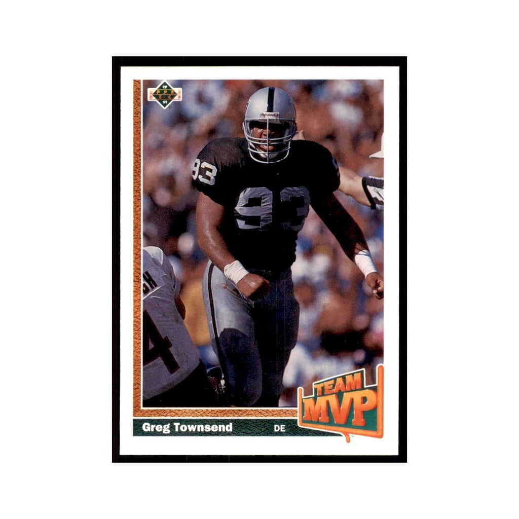 1991 Upper Deck Greg Townsend Los Angeles Raiders #463