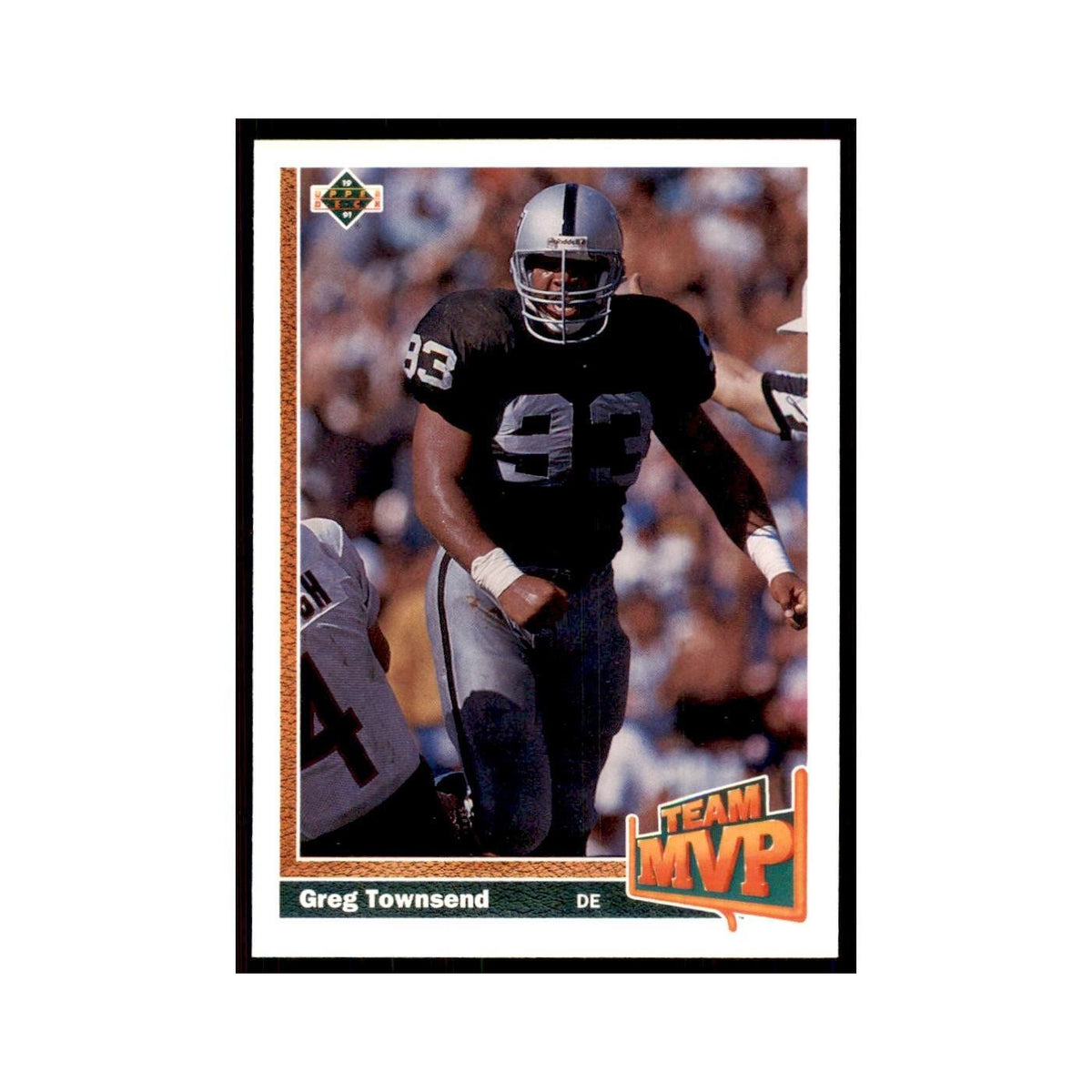 1991 Upper Deck Greg Townsend Los Angeles Raiders #463