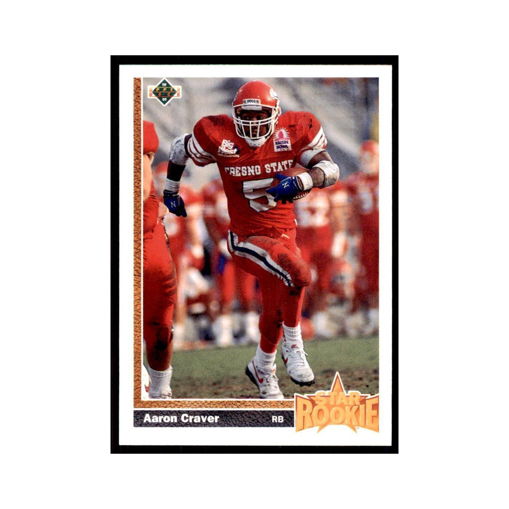 1991 Upper Deck Aaron Craver RC Dolphins #19