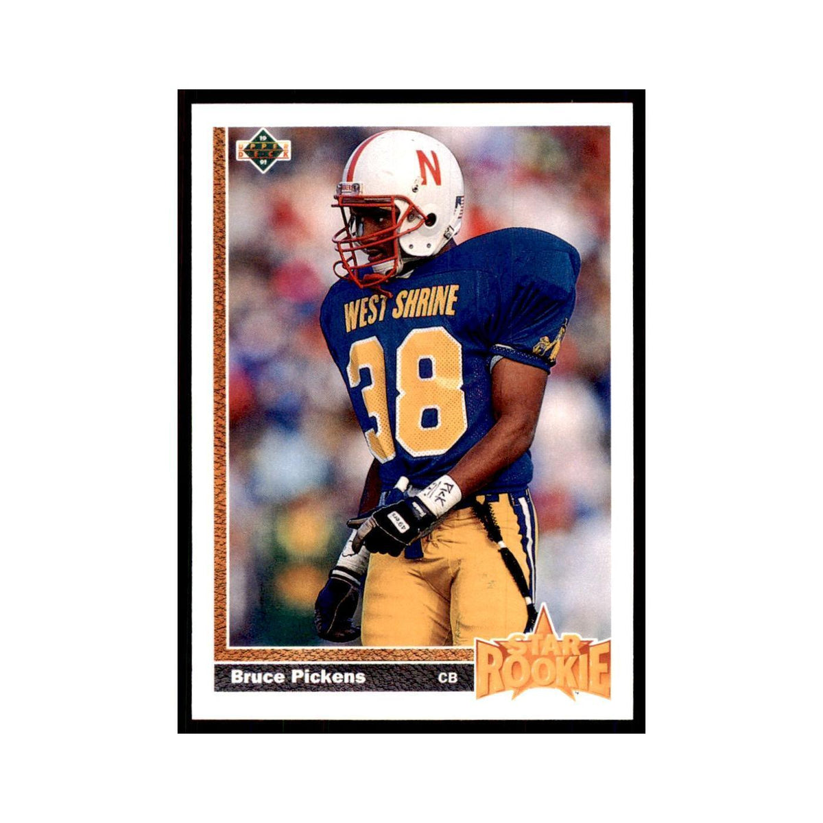 1991 Upper Deck Bruce Pickens RC Falcons #26