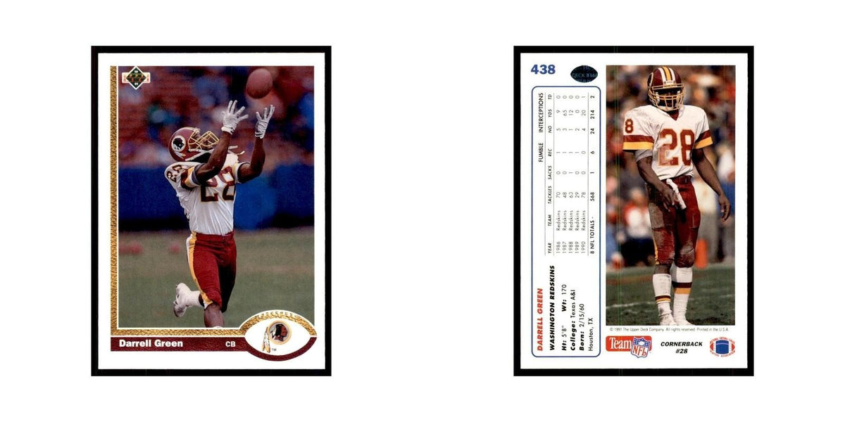 1991 Upper Deck Darrell Green Redskins #438