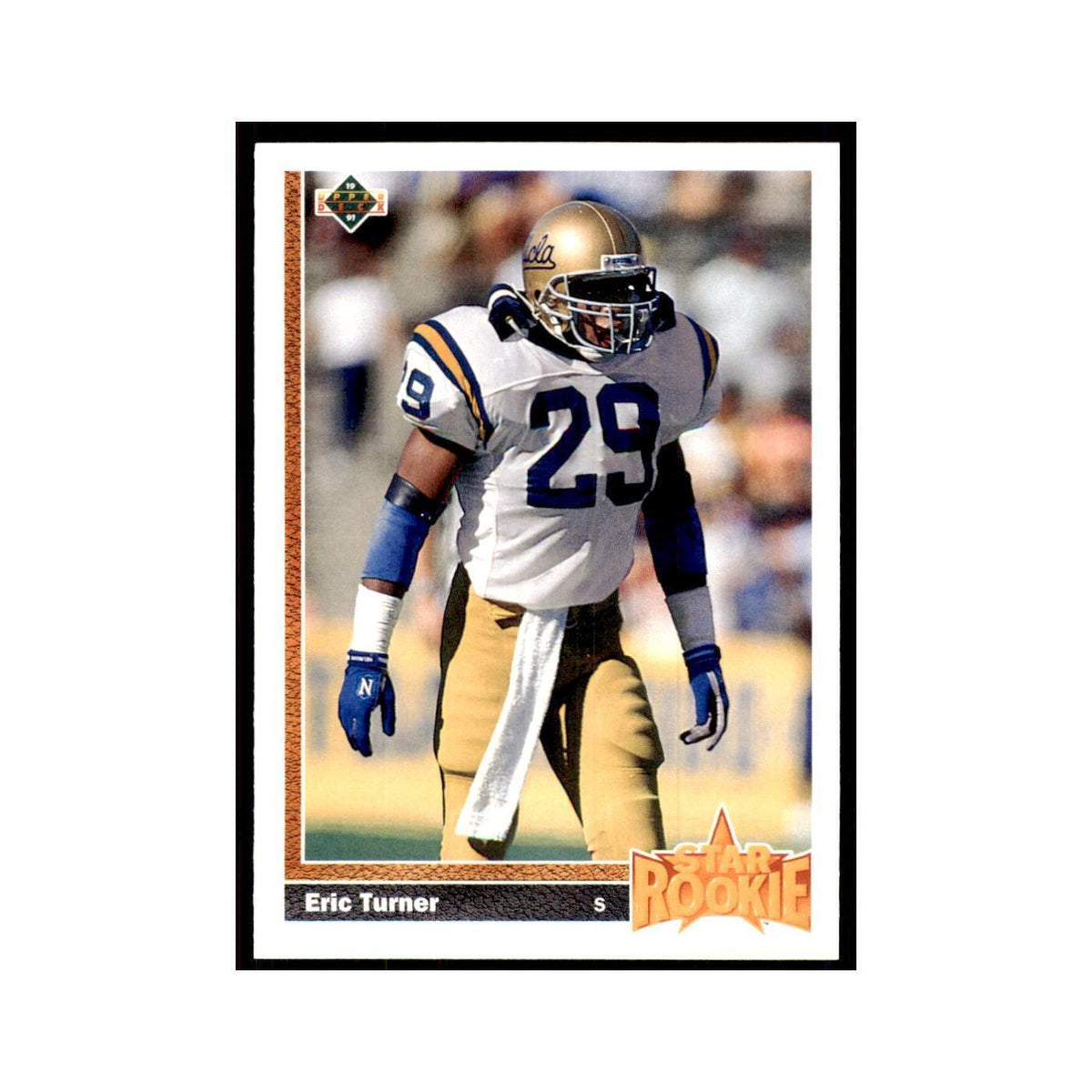 1991 Upper Deck Eric Turner RC Browns #23