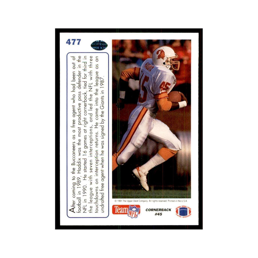 1991 Upper Deck Wayne Haddix Buccaneers #477