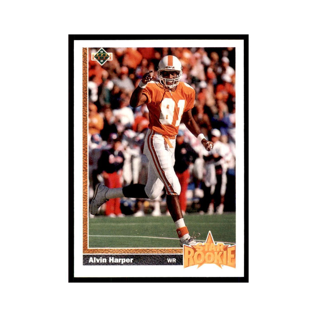 1991 Upper Deck Alvin Harper RC Cowboys #24