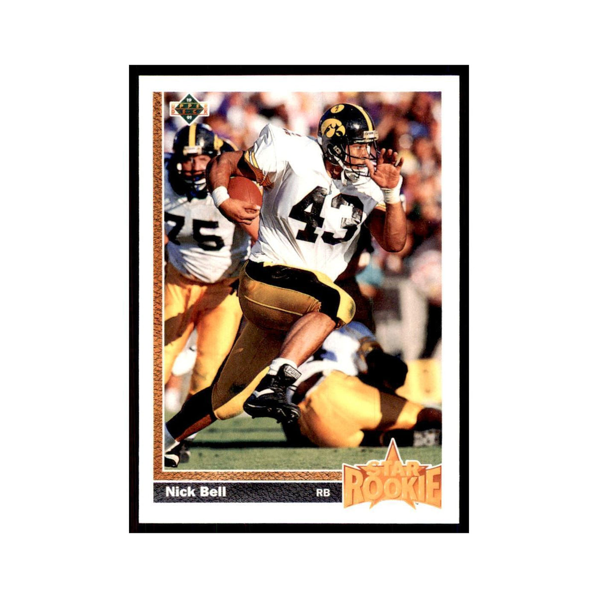 1991 Upper Deck Nick Bell RC Los Angeles Raiders #29