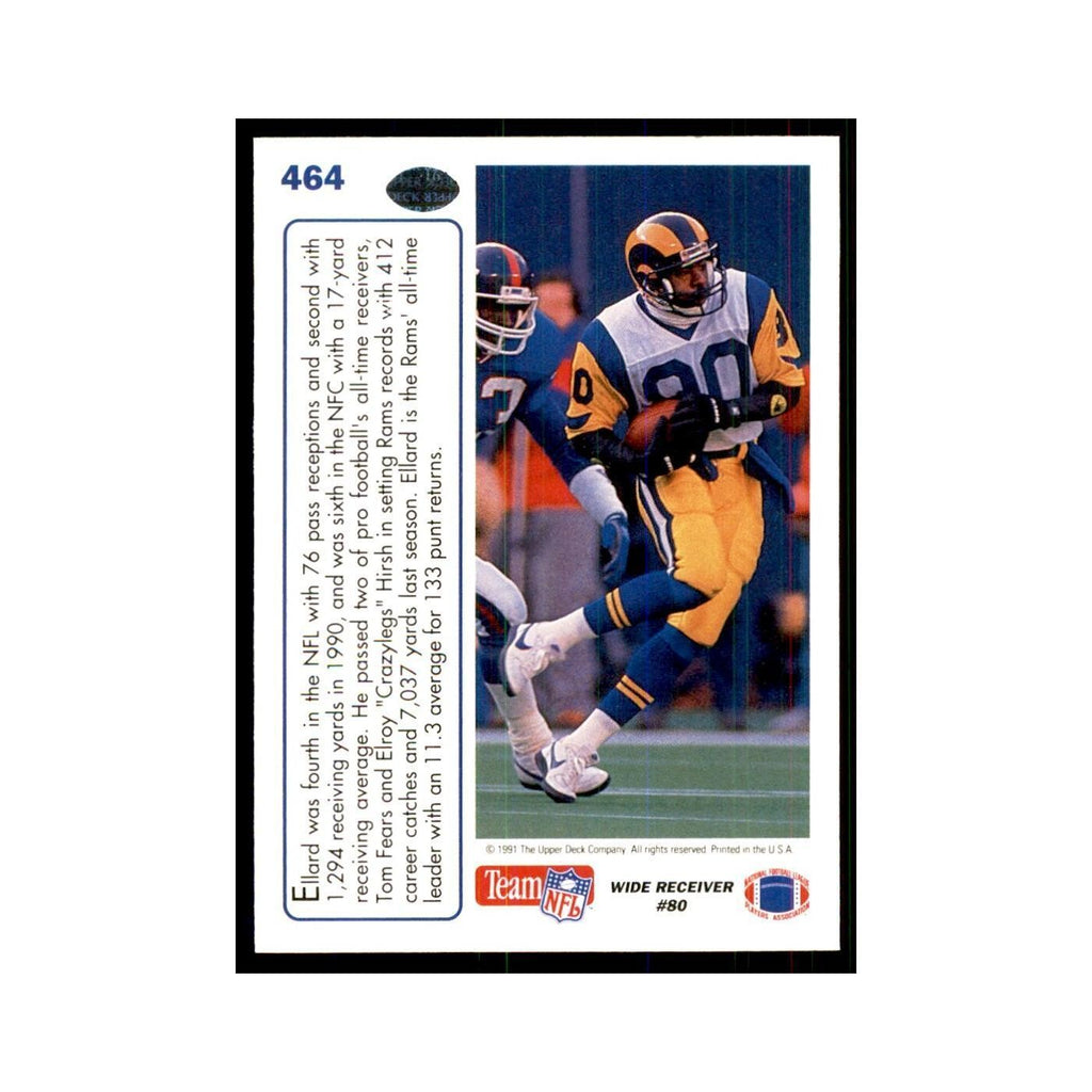1991 Upper Deck Henry Ellard Rams #464