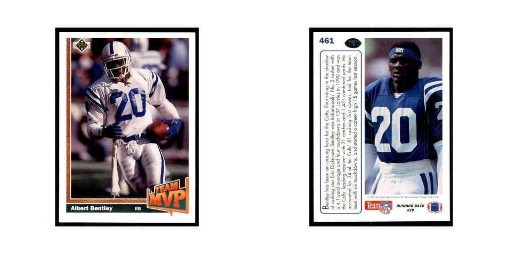 1991 Upper Deck Albert Bentley Colts #461