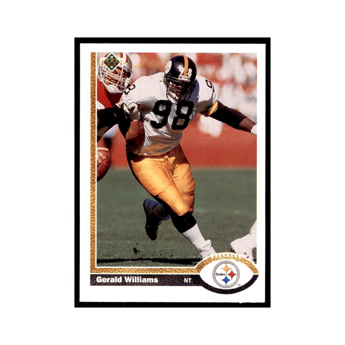 1991 Upper Deck Gerald Williams Steelers #490