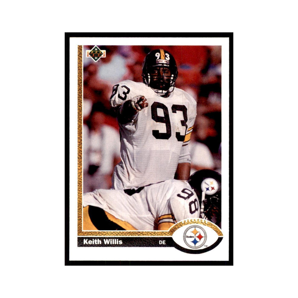 1991 Upper Deck Keith Willis Steelers #413