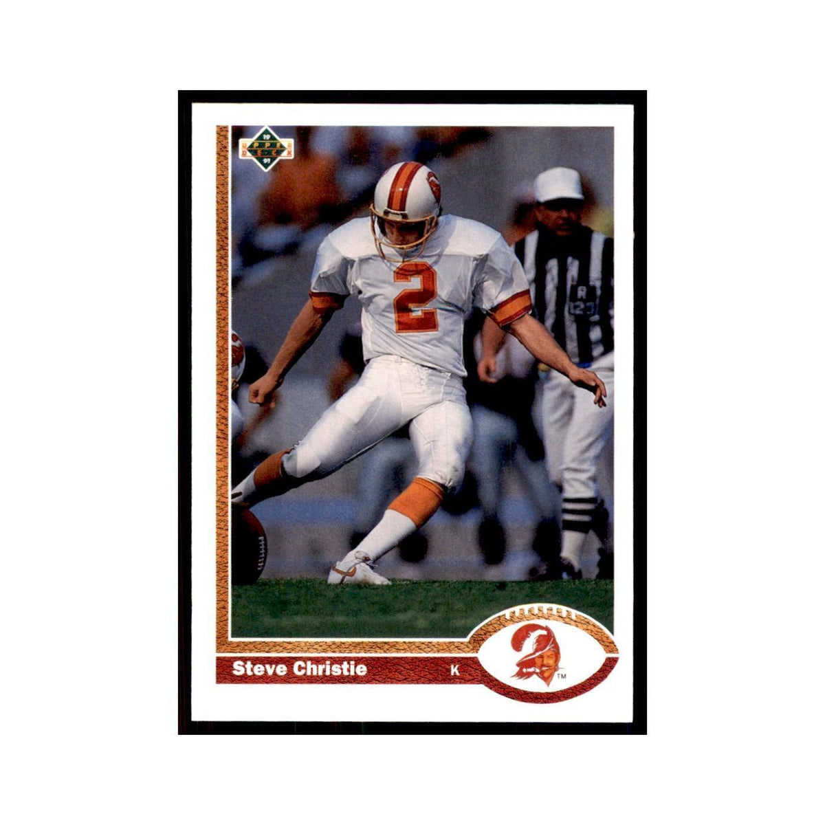 1991 Upper Deck Steve Christie Buccaneers #263