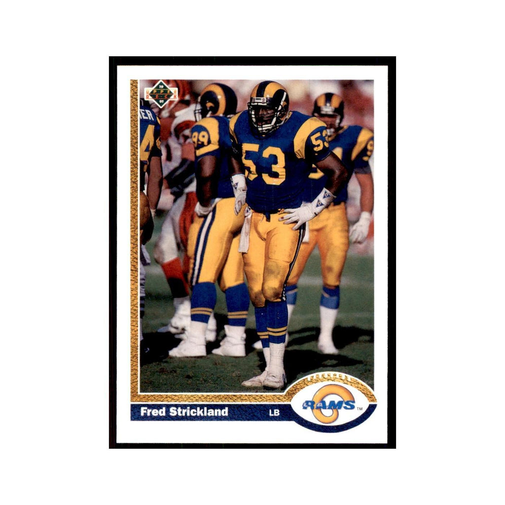 1991 Upper Deck Fred Strickland Rams #334