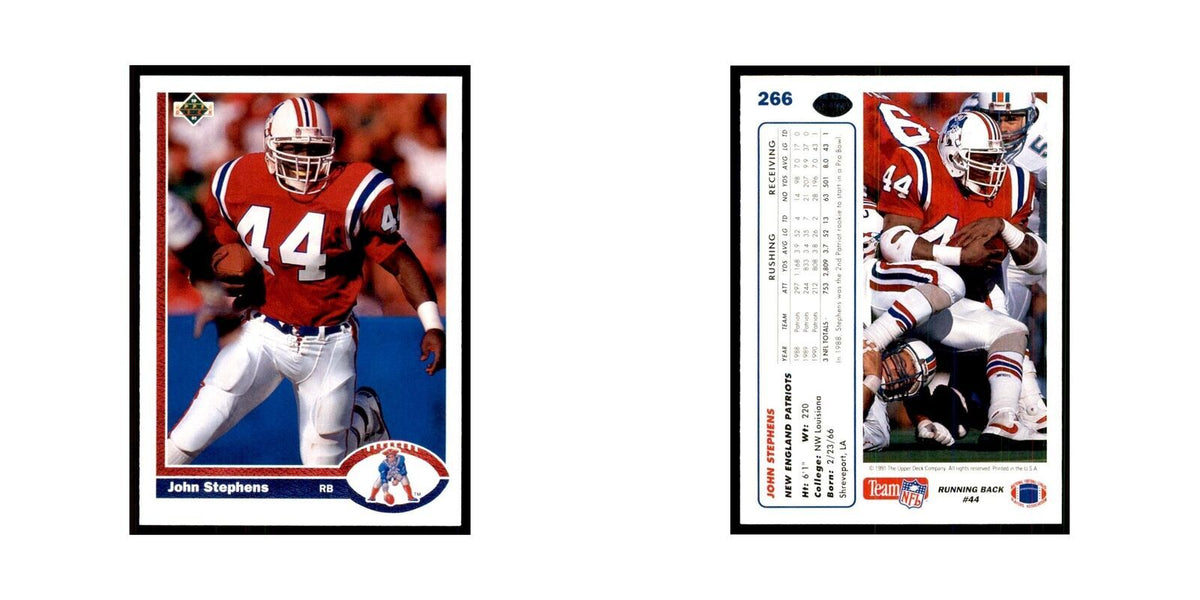 1991 Upper Deck John Stephens Patriots #266