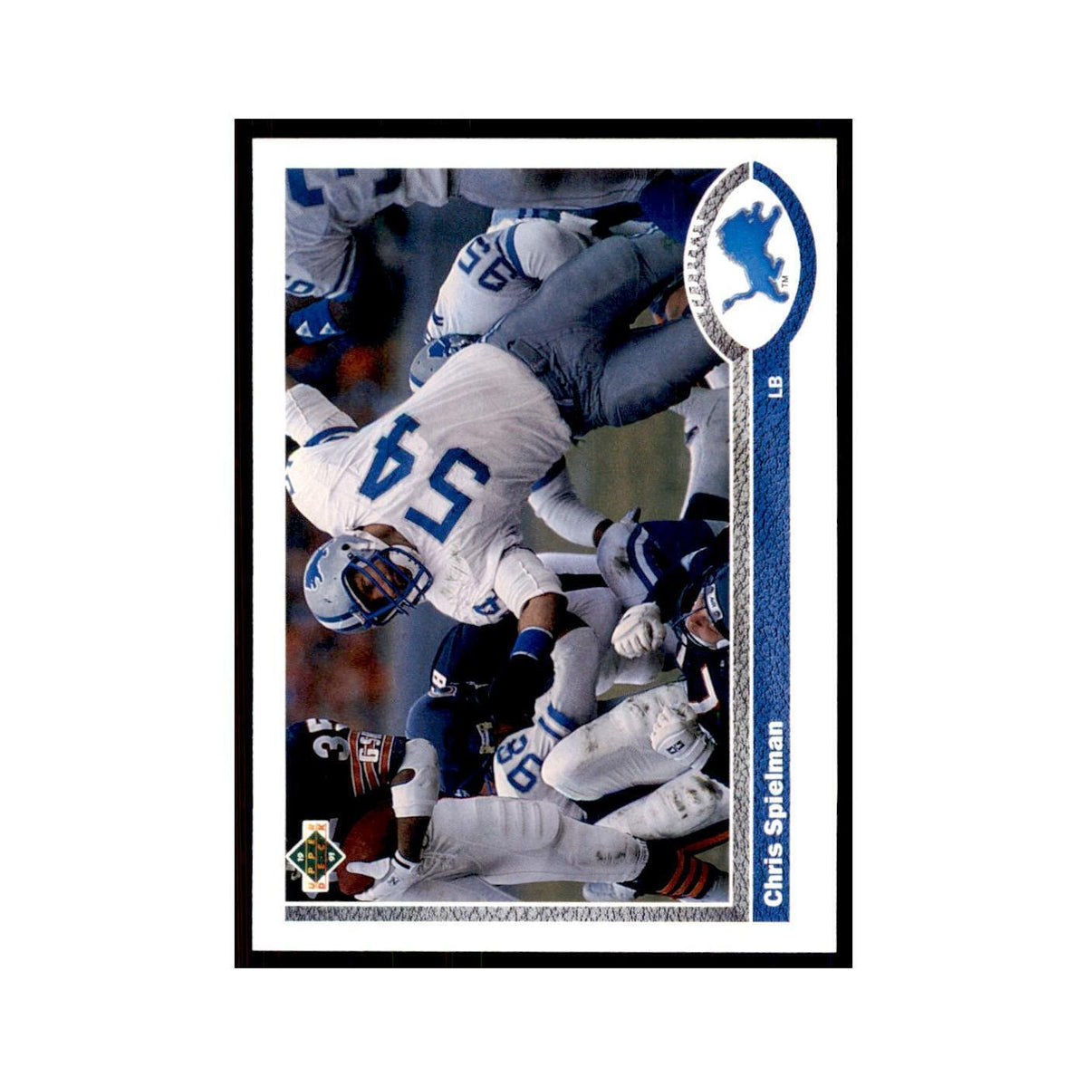 1991 Upper Deck Chris Spielman Lions #264