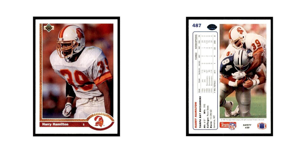 1991 Upper Deck Harry Hamilton Buccaneers #487