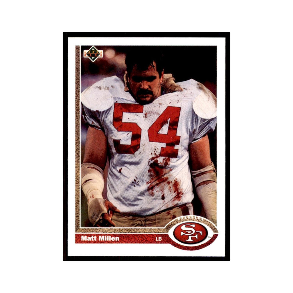 1991 Upper Deck Matt Millen 49ers #409