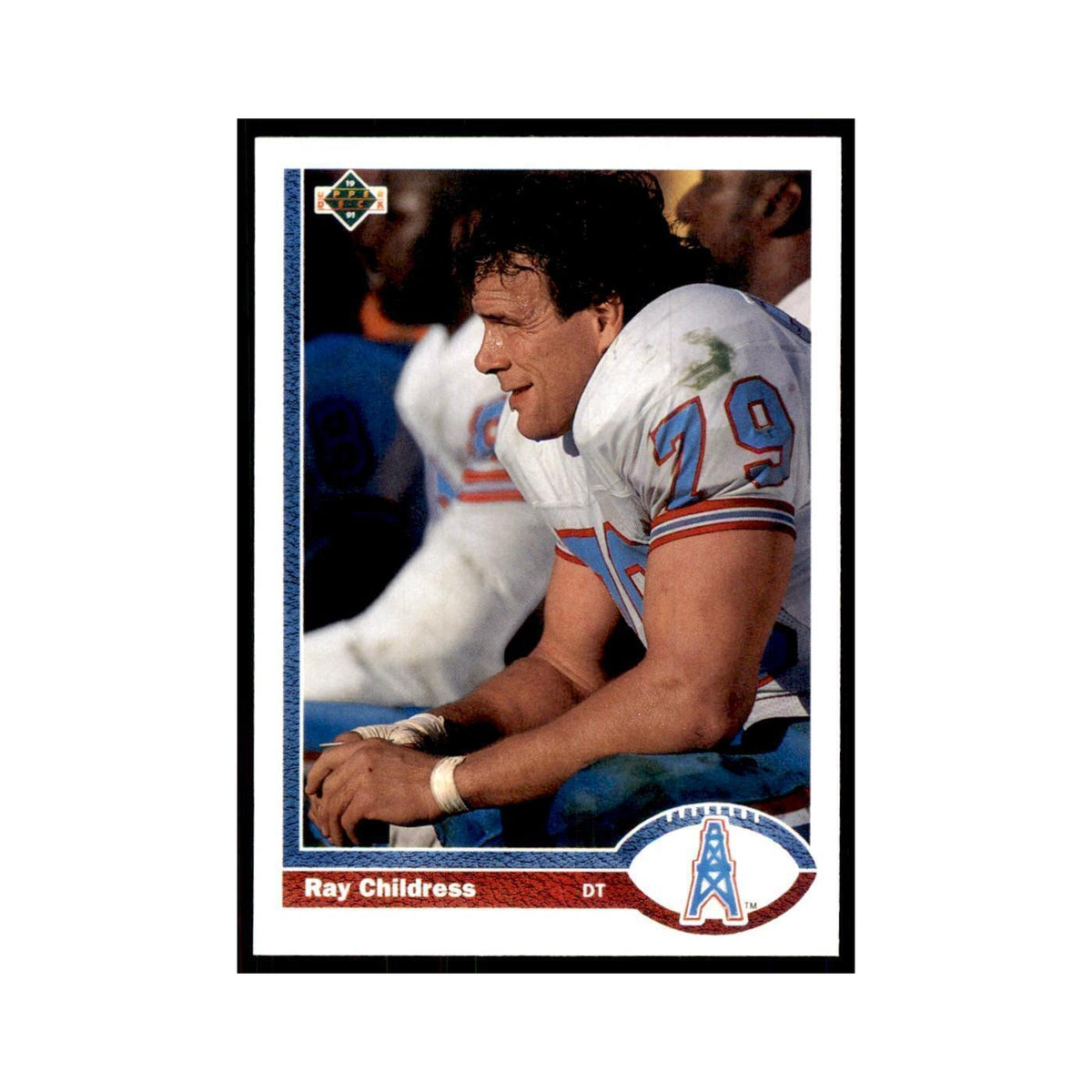 1991 Upper Deck Ray Childress Houston Oilers #277