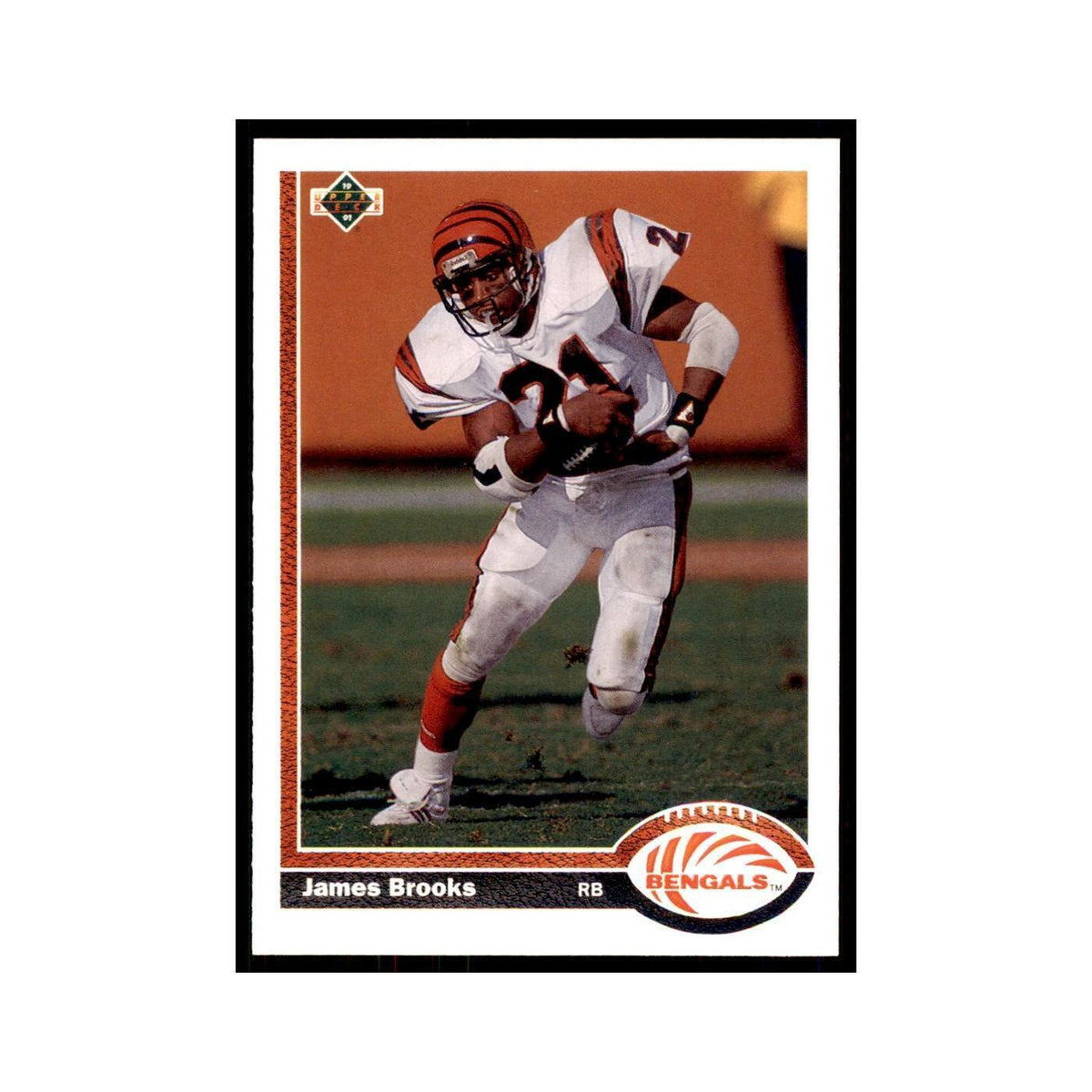 1991 Upper Deck James Brooks Bengals #365