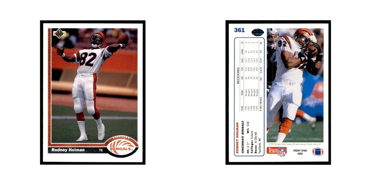 1991 Upper Deck Rodney Holman Bengals #361