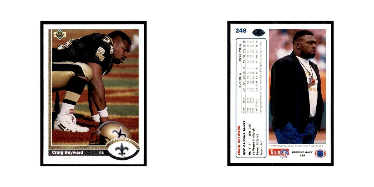 1991 Upper Deck Craig Heyward Saints #248
