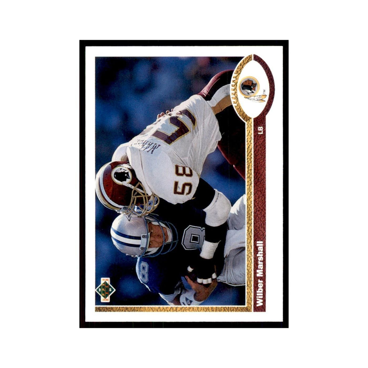 1991 Upper Deck Wilber Marshall Redskins #276