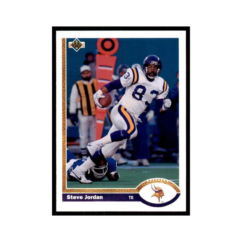 1991 Upper Deck Steve Jordan Vikings #348