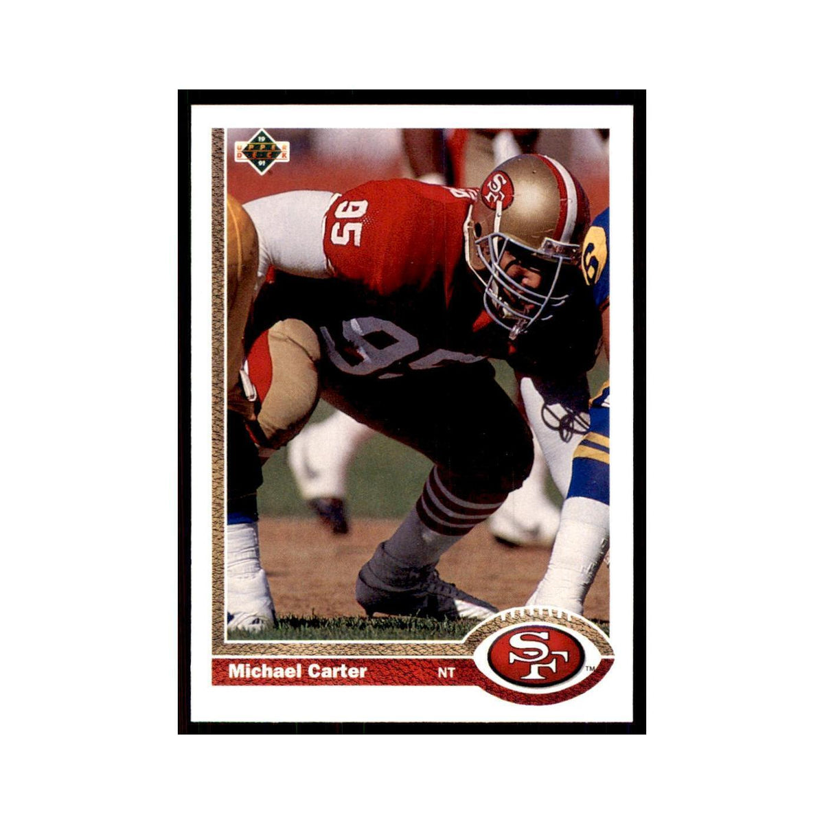 1991 Upper Deck Michael Carter 49ers #407