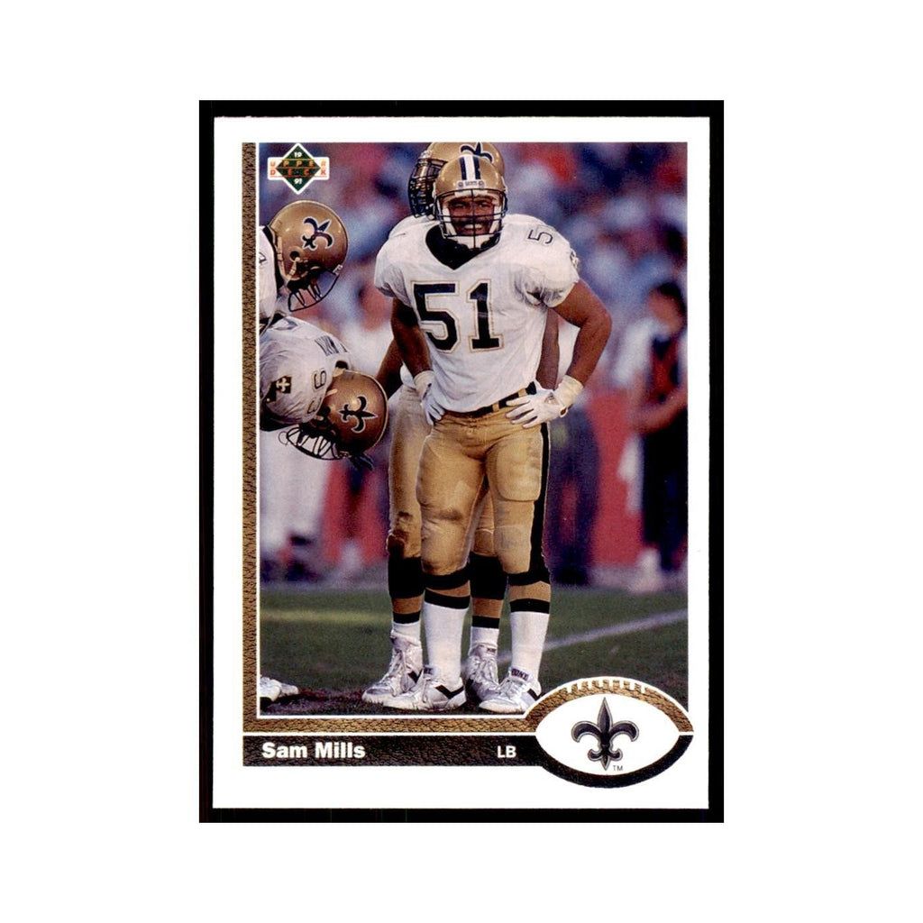 1991 Upper Deck Sam Mills Saints #393